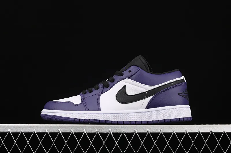 All Categories Air Jordan Jordan Series Basketball Shoes Air Jordan 1 Low New Version Air Jordan 1 Low AJ1 Joe 1 Low Top Leather Grape Purple 553558-500